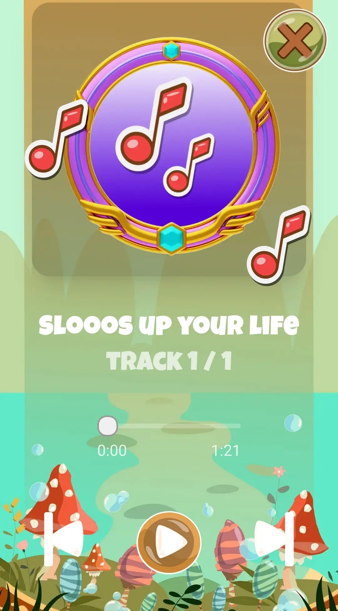 Slooos Musikspieler Screenshot